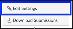 Canvas Profile Edit Settings