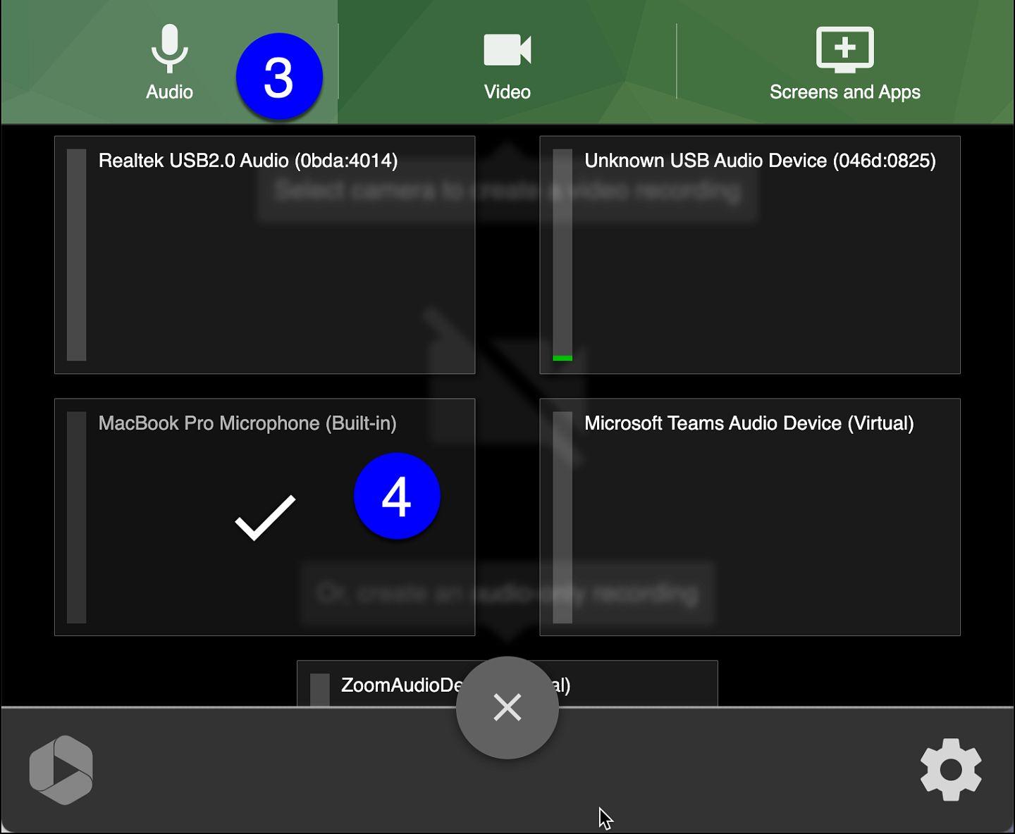 how to use panopto to record a powerpoint presentation panopto audio set-up