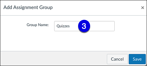 assignments weighted by group Group Name for new weighted groups