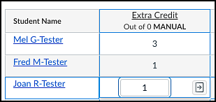 create extra credit assignment in canvas