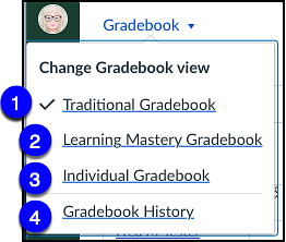 Canvas Gradebook View Options Details