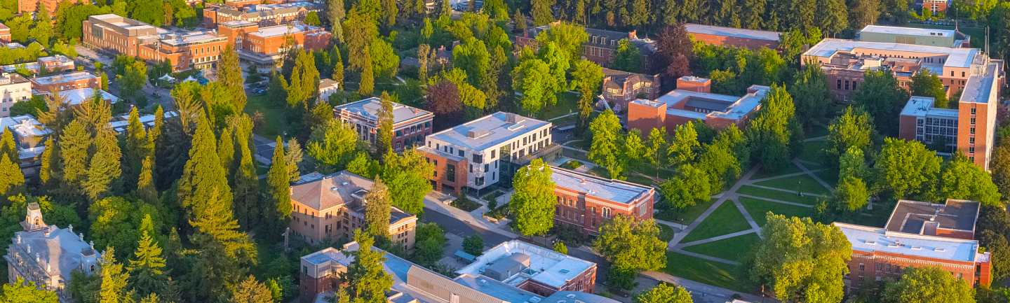 UO campus from above