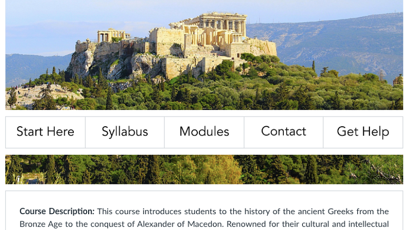 Greek history home page