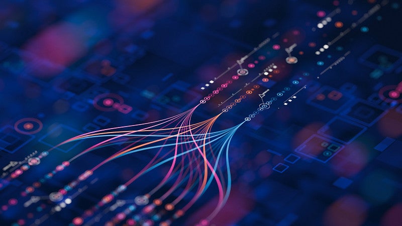 representation of AI machine learning