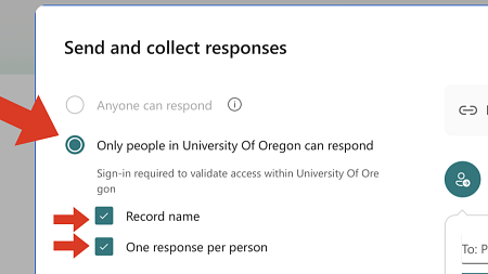 Options for Collecting Responses in Forms