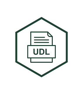 Document icon with UDL stamped on