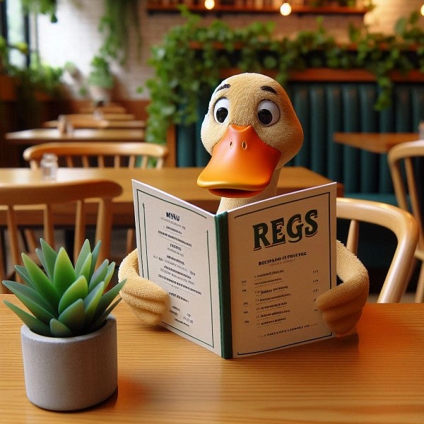 REGS Menu Duck