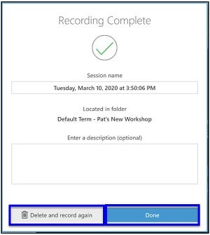 Recording complete screen in windows when done with Panopto recording