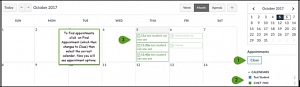 Canvas Student View Scheduling Appointment
