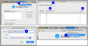 iClicker set up self paced polling answer key
