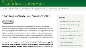 turbulent times toolkit
