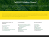 Screenshot of webpage titled "Fall 2022 Syllabus "Starter"