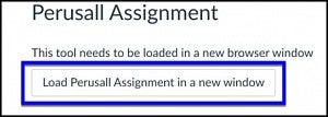 Load Perusall assignment in a new window