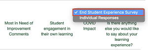 do not select individual responses