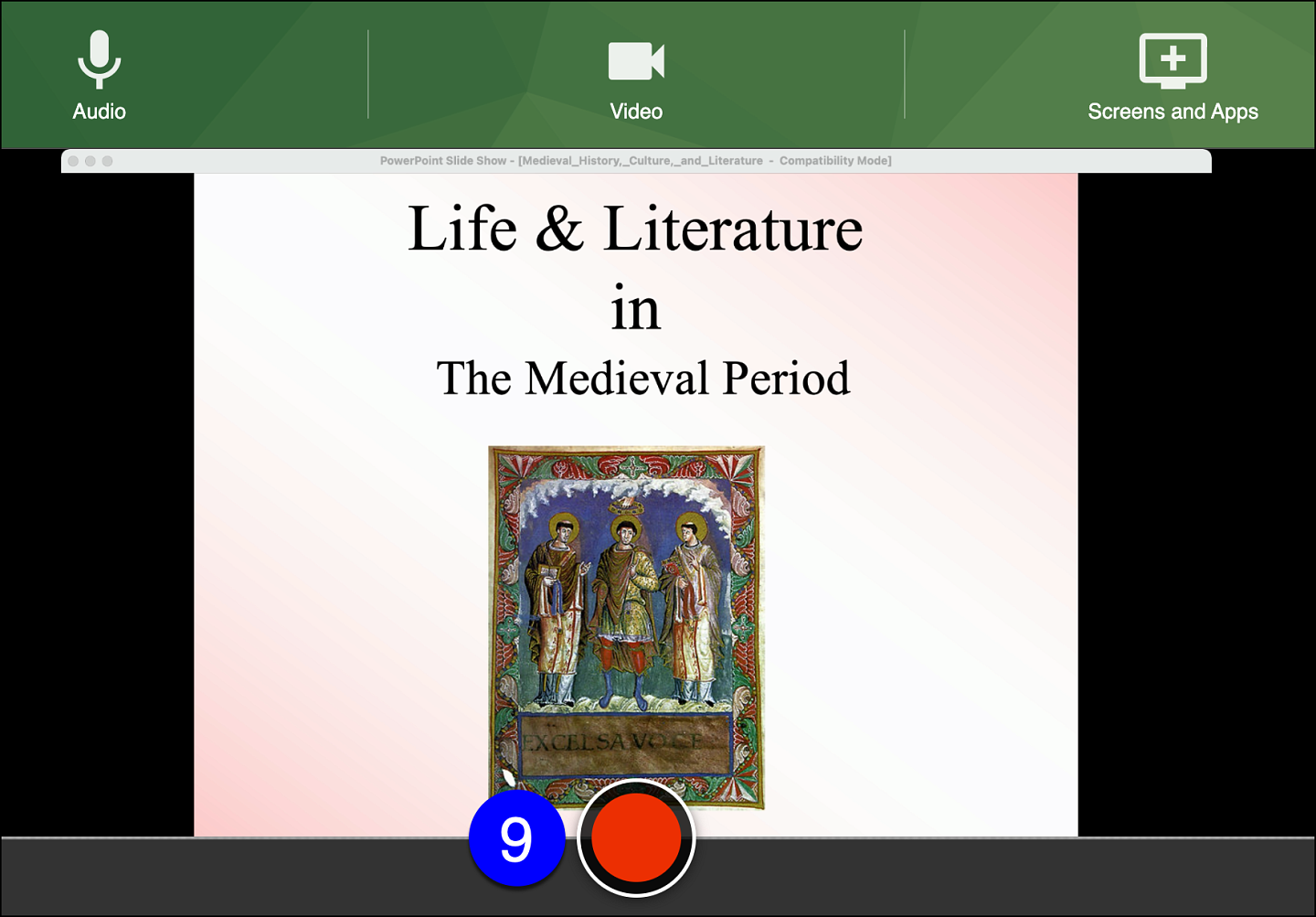 Creating voiceover powerpoint videos using panopto teaching support